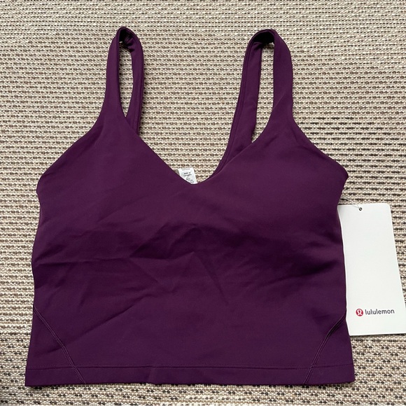 Lululemon Align Tank Top Sz 4 In Dramatic Magenta NWT - Picture 4 of 8